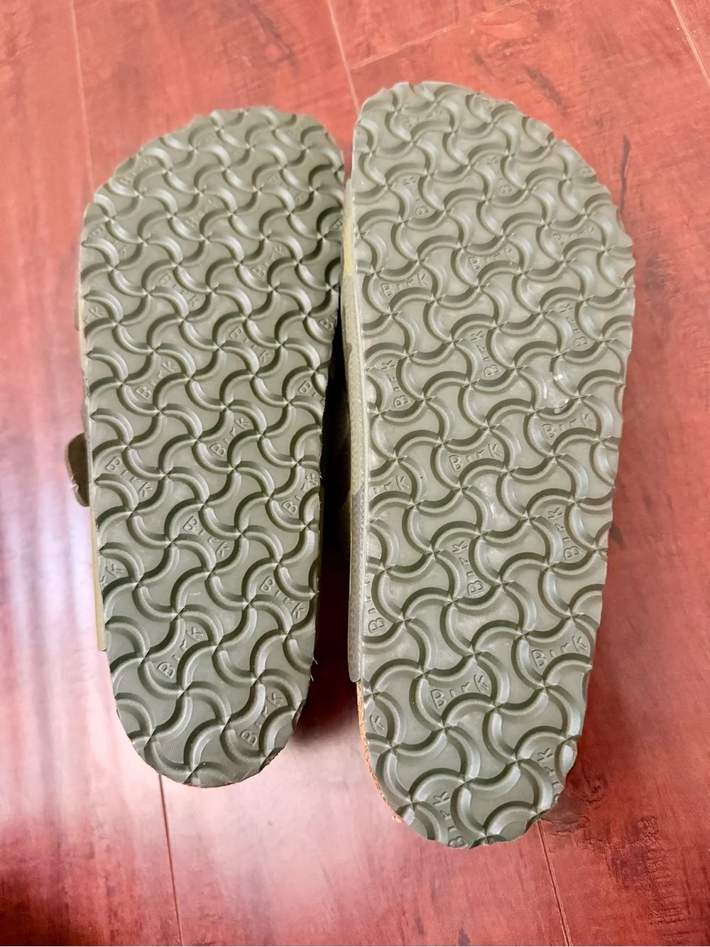 Birkenstock Arizona Camo Two-Strap Sandal - Olive Green